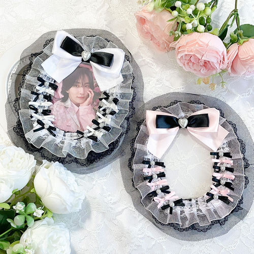 トレカケース No.14＊さくらんぼ ピンク 白 ふわふわ デコ レジン 