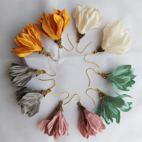 NSKY ハンドメイドピアス タッセルピアス MSNOM 2way クラシカル