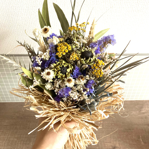 ラッピング無料＆送料無料＾＾】ナチュラル花材の秋スワッグ／ドライ