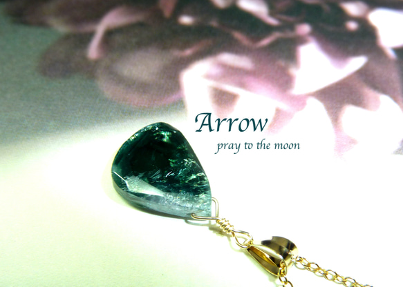 プルメリア◆ウォーターメロントルマリン ブレスレット✧14kgf 14kgf/ブラジル産ウォーターメロン・トルマリンのトップ プルメリア