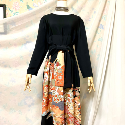着物リメイク  留袖ブルゾン  落款入り 8c3161220004b78403071a797f03c0