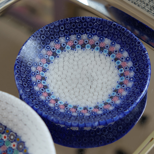 ベネチアンガラス ヴェネチアンガラス ミルフィオリ お皿 プレート