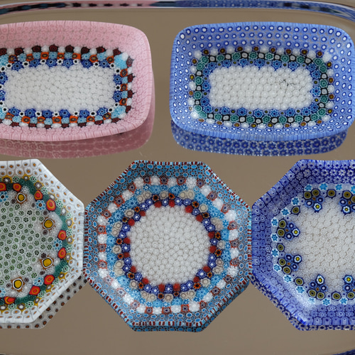 ミルフィオリ　プレート　ベネチアンガラス　直径　約11.5cm ミルフィオリ プレート ベネチアンガラス 直径 約11.5cm - メルカリ