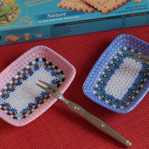 ベネチアンガラス ヴェネチアンガラス ミルフィオリ お皿 プレート