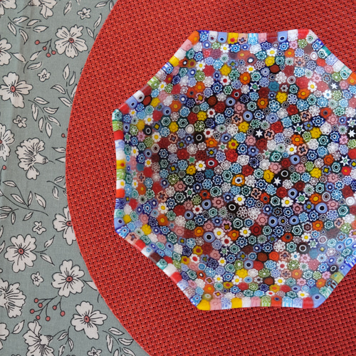 ベネチアンガラス ヴェネチアンガラス ミルフィオリ お皿 プレート