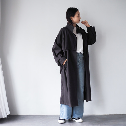 まみい / hagumu ⿻ 【 新品 タグ付き 】 スタンドカラーコート スタンドカラーコート[品番：MKSW0061294]｜MURUA（ムルーア）の