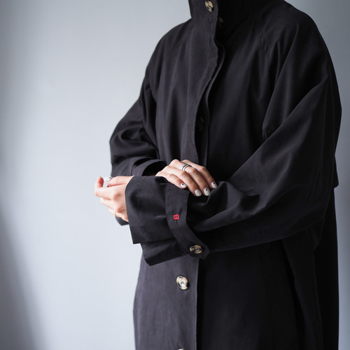 まみい / hagumu ⿻ 【 新品 タグ付き 】 スタンドカラーコート パイピングスタンドカラーミドルコート | ファッション通販