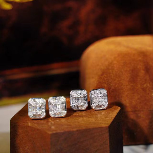 ZEXIMO公式】 天然ダイヤモンド 0.6ct スタッドピアス 「ベゼル