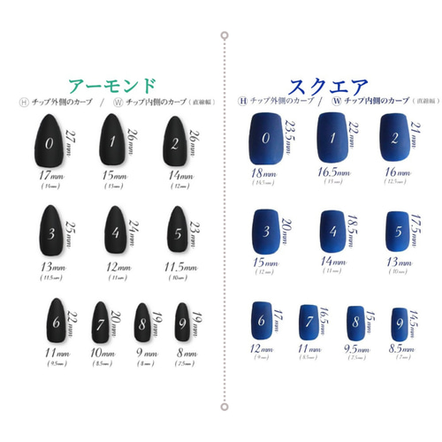 318】アーガイルニットネイル ハート ネイビー ネイルチップ 