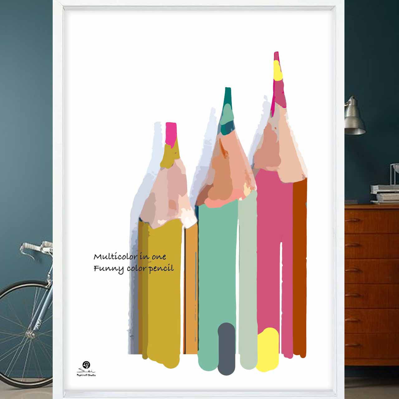 1本多色2　イラスト　ポスター　A4 A3 A2 A1　アートポスター　（アート/sei　新着順）検索　1719