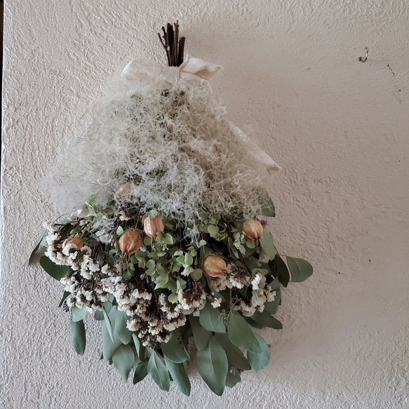 スモークツリースワッグ♡ちょっと大きめ 期間限定・受付6/25まで】スモークツリーのスワッグL