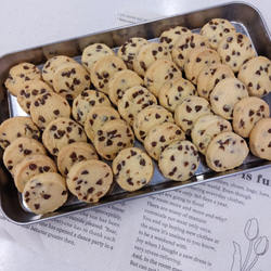 手作りクッキー　チョコチップクッキー　ディアマンクッキー　40枚 1枚目の画像