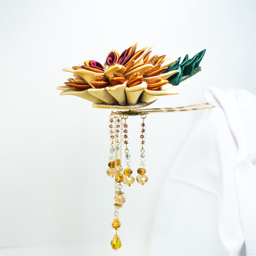 アンティーク　金工細工　花嫁かんざし　金銀びらかんざし アンティーク 金工細工 花嫁かんざし 金銀びらかんざし