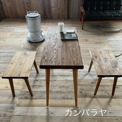 テーブル　カフェテーブル　机　ワークデスク　90x42x70 1枚目の画像