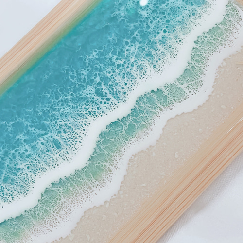 レジンアートキャッシュトレイ海