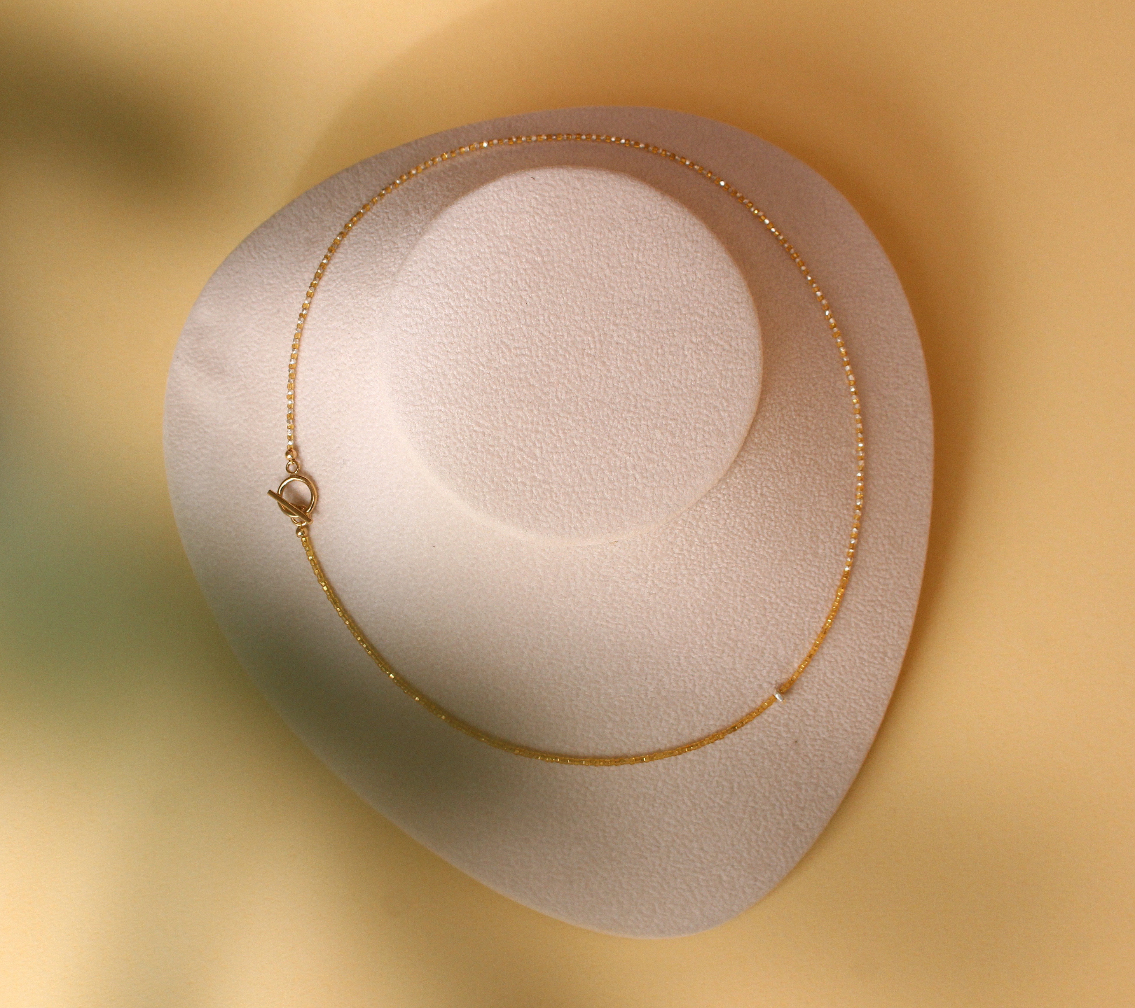 SUN / カレンシルバービーズ ヴィンテージ ビーズ ネックレス