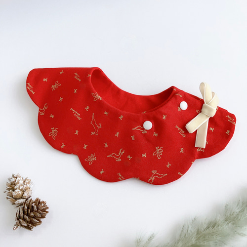 ⭐︎再販⭐︎クリスマスなスタイ もくもくスタイ スタイ・よだれかけ