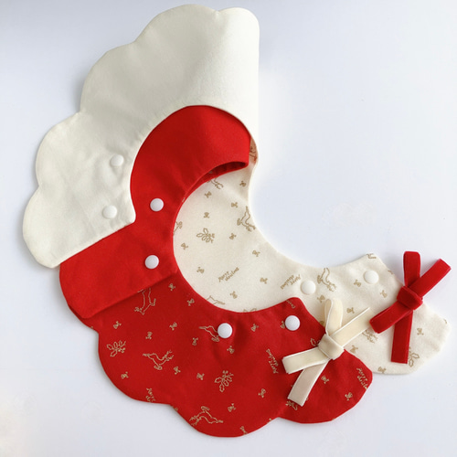 ⭐︎再販⭐︎クリスマスなスタイ もくもくスタイ スタイ・よだれかけ