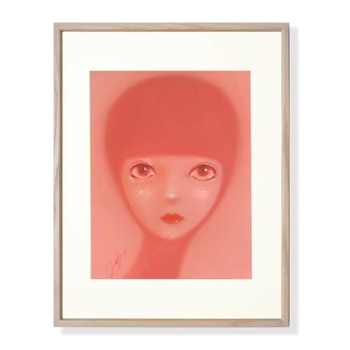 似顔絵パステル画 女性画 刺さ