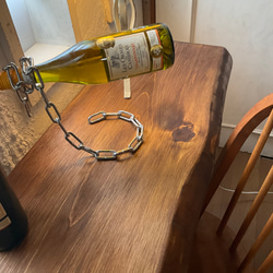 ヒノキ長ものw2064 一枚板　ヒノキ　カウンターテーブル カフェダイニングテーブル　　店舗什器　アンティーク風 15枚目の画像