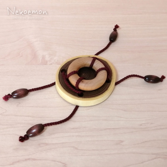 シニア向け 槐（エンジュ）の木の知恵の輪（タイプE・難易度） その他