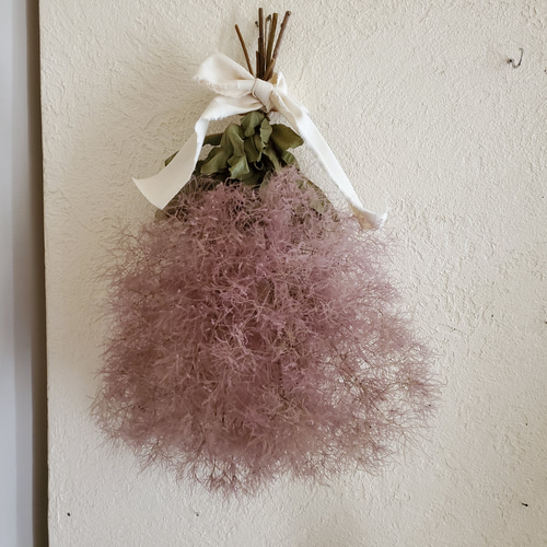 パープルピンクスモークツリースワッグ スワッグ GREEN ROSE 通販