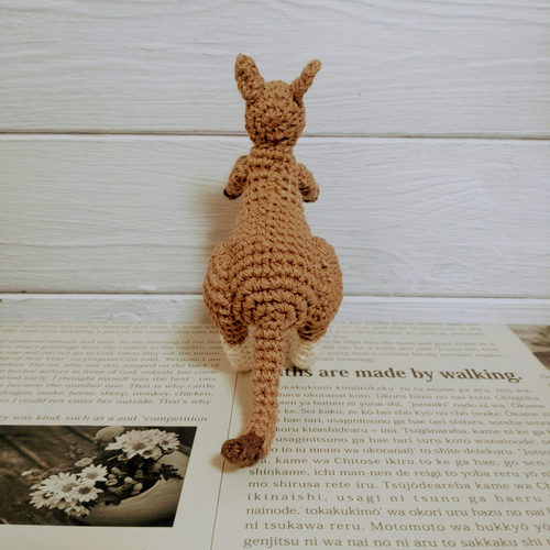 あみぐるみのカンガルー親子 | LeaLea beads