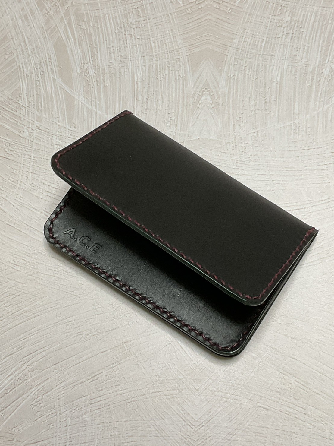 【B to C向け】本革ワイド名刺入れ