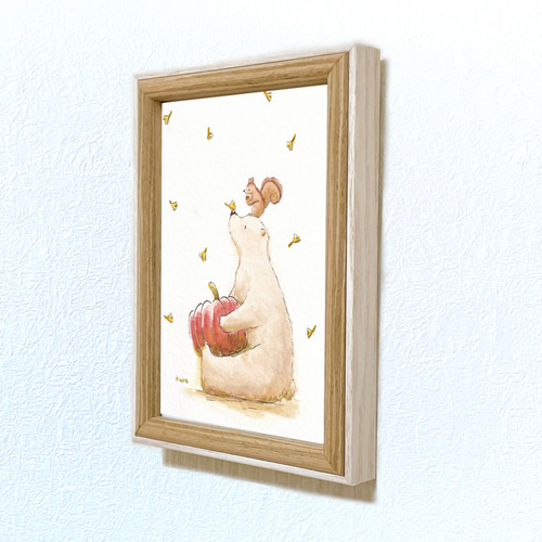 アルバム飾り 熊さん オーダー受付中\( 'ω')/ オーダーメイド アルファベット ネーム入り 永遠の愛 木製 写真