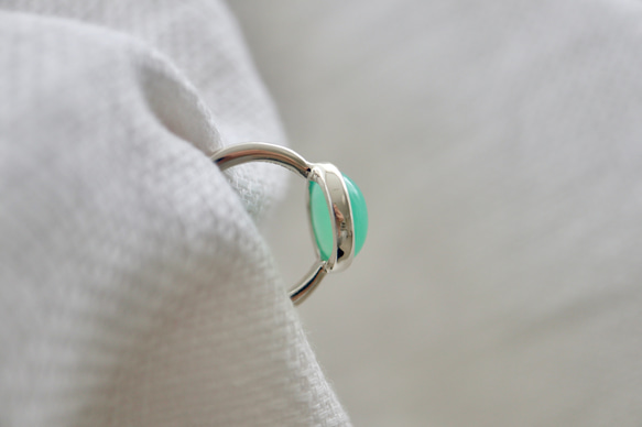 [オーストラリアの新緑chrysoprase]ring 7枚目の画像
