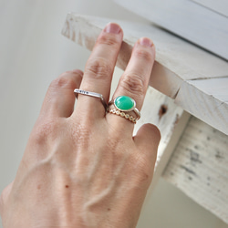 [オーストラリアの新緑chrysoprase]ring 8枚目の画像