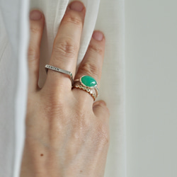 [オーストラリアの新緑chrysoprase]ring 5枚目の画像