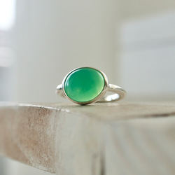 [オーストラリアの新緑chrysoprase]ring 6枚目の画像