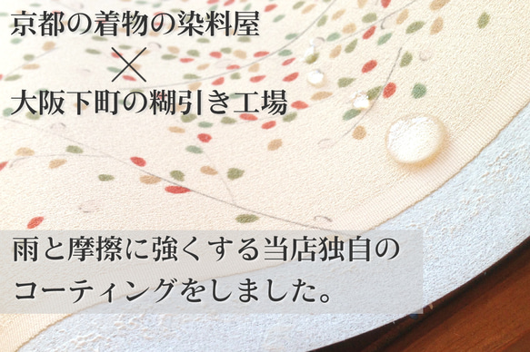 キーケース 大容量 キーホルダー カード収納 ポケット付 着物地×革 【セパレート】ZIZZ_sep_NO.176 9枚目の画像