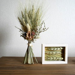 おまとめ⭐︎swag #295 小麦のパニエ スワッグ ドライフラワー おまとめ⭐︎swag #295 小麦のパニエ スワッグ ドライフラワー