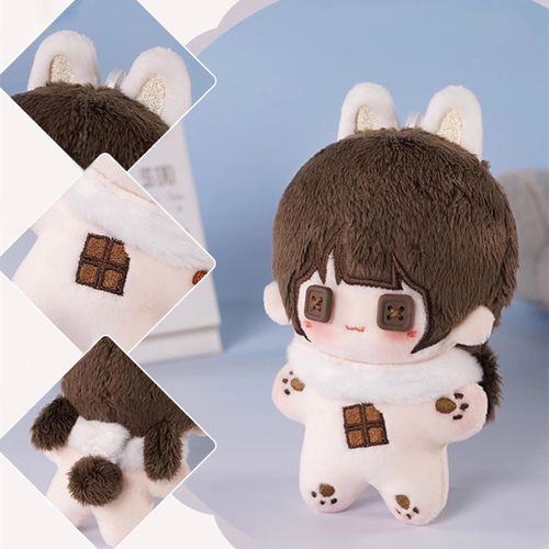 着せ替えぬいぐるみ 10cmぬいぐるみ 6種類 ボタン目のぬいぐるみ