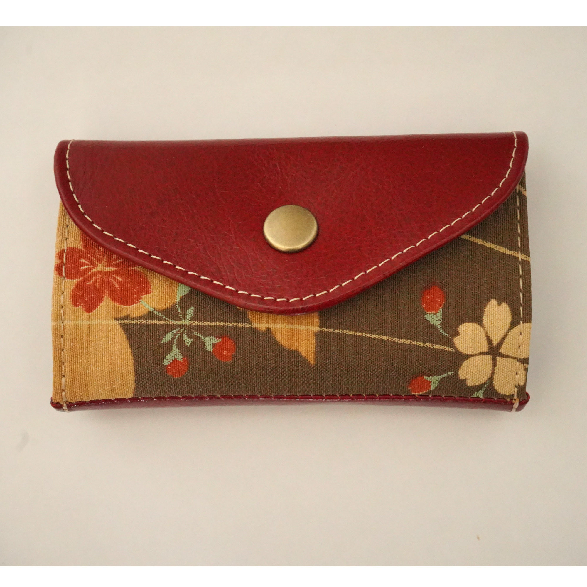 キーケース 大容量 キーホルダー カード収納  着物地×革 【セパレート】ZIZZ_sep_NO.184【柄違い再入荷】