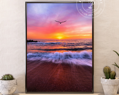 夕空 写真 額付き アート A3 夕焼け 夕空 写真 額付き アート A3 夕焼け 夕空 写真 額付き アート A3