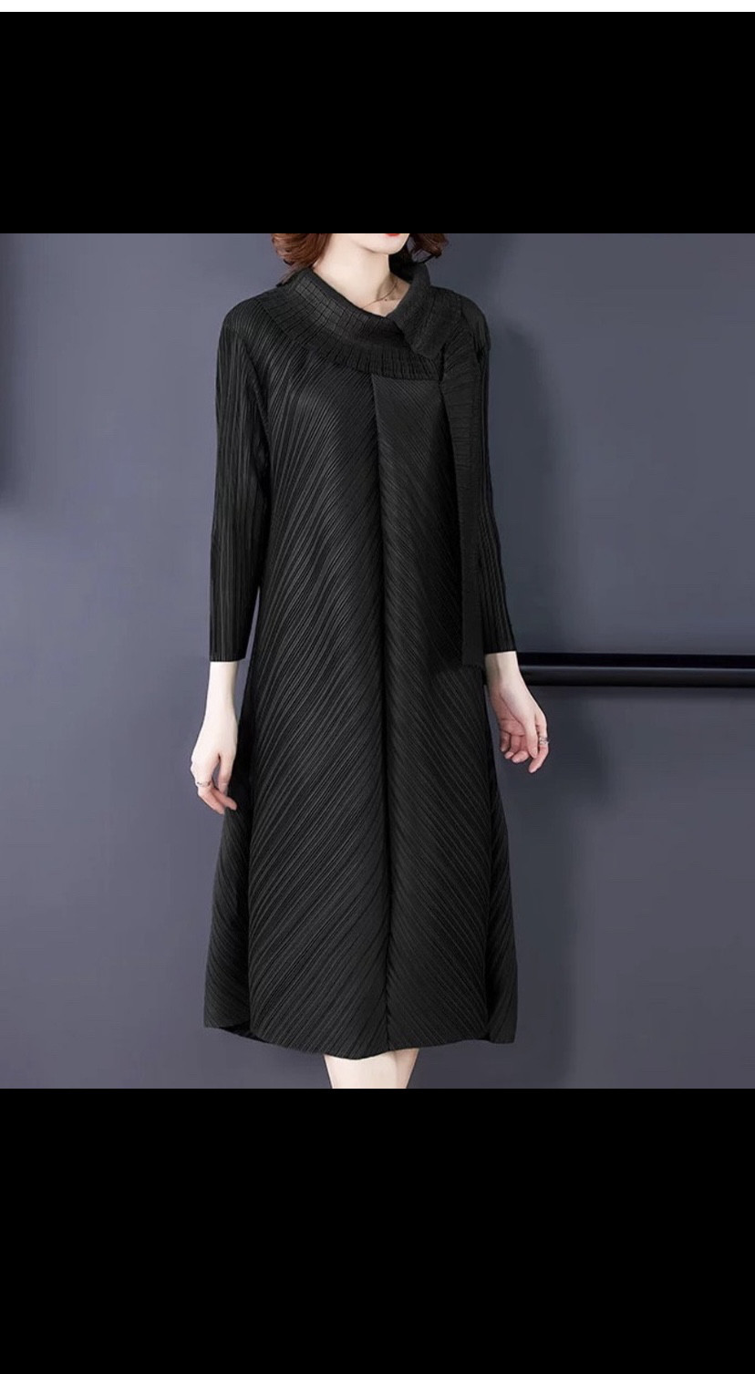 ブラックウォッチ パーリーゲイツ プリーツ ワンピース 新作 襟付き