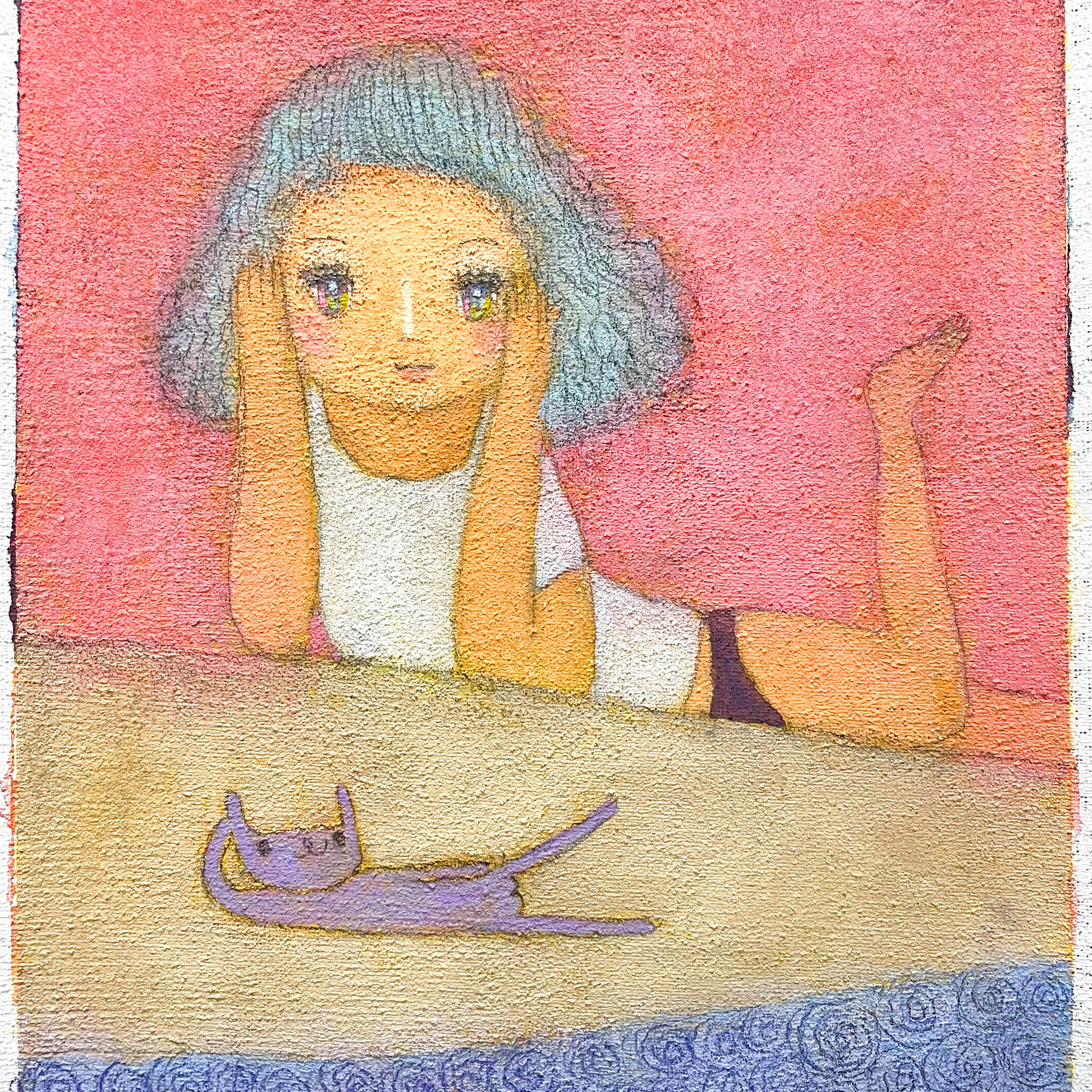しあわせを感じる才能 」 絵画 絵画 ゴーダワールド (GODA WORLD