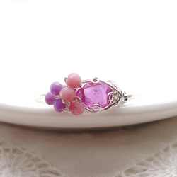 ハンドメイド　リング　ピンク 11e7429d6e5981cd2317b2a3c03060