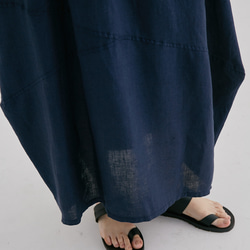 水鑽裙 - 海軍藍 Diamond structured skirt - Navy 第4張的照片