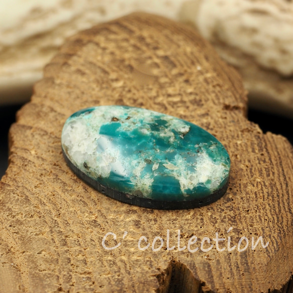 19,2ct Cerrillos Turquoise セリロス ターコイズ CE-04 ニューメキシコ 天然石 ルース 5枚目の画像