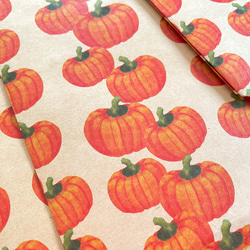 かぼちゃの平袋〈大｜5枚入〉マチなし 紙袋 ペーパーバッグ ギフトバッグ ラッピング 野菜モチーフ かわいい おしゃれ 3枚目の画像
