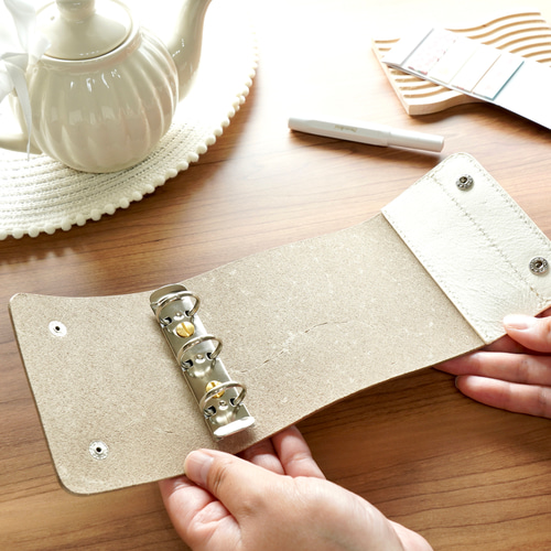 いちごサンド×M3システム手帳カバー(3穴／3リングバインダー) 手帳