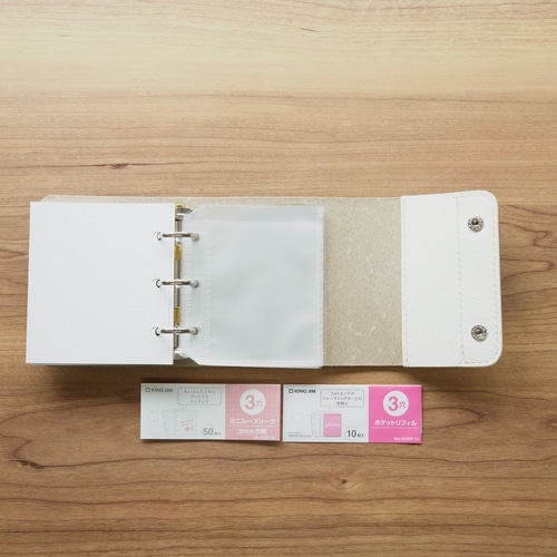 いちごサンド×M3システム手帳カバー(3穴／3リングバインダー) 手帳