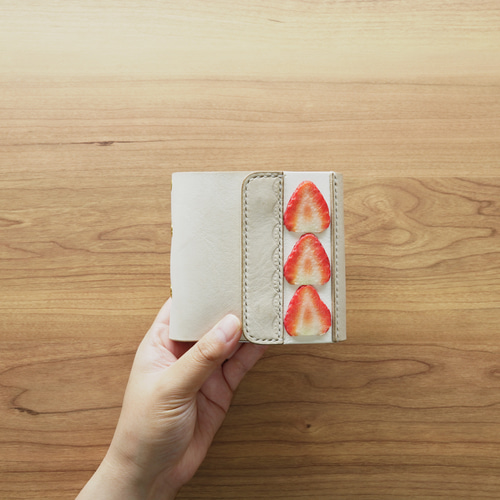 いちごサンド×M3システム手帳カバー(3穴／3リングバインダー) 手帳