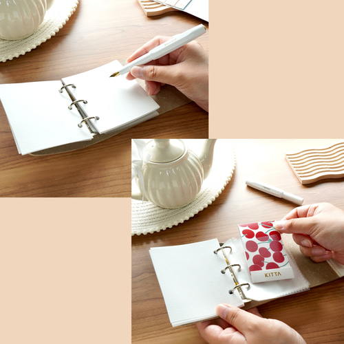 いちごサンド×M3システム手帳カバー(3穴／3リングバインダー) 手帳