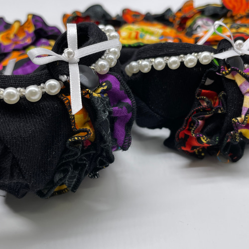 犬服/猫服 ハロウィンワンピース ハロウィンプリント(かぼちゃや黒猫