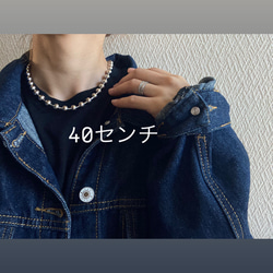 ー8ミリボールチェーンネックレスー　ボールチェーン　ボールチェーンネックレス　サージカルステンレス　チェーンネックレス 17枚目の画像